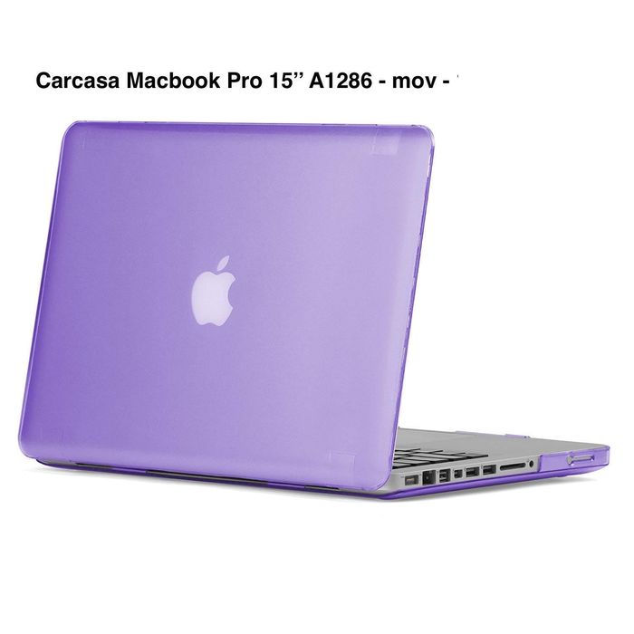 Carcasa Macbook Pro 15'' A1286 roz sidefat si mov 120 RON
