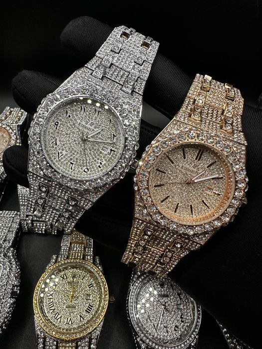 iced out диамантени часовници Rolex , AP , Cartier