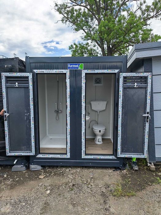 WC+DUS / Мобилна Баня с Тоалетна, Преносима модулна Тоалетна/Баня / Доставка в цяла България