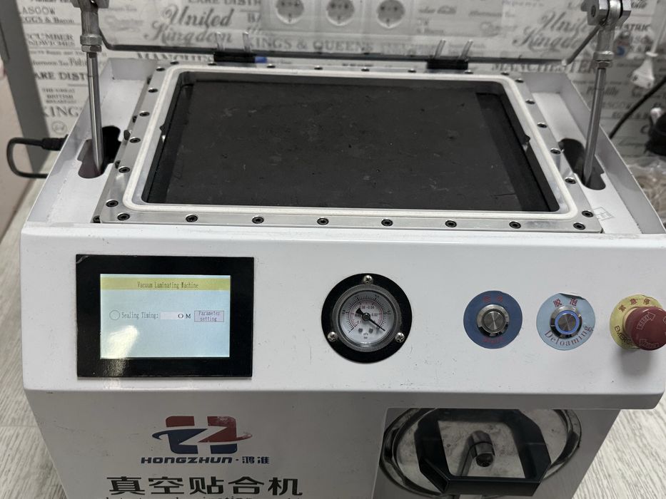 Машина за смяна на стъкла на GSM с вграден компресор/вакуум помпа