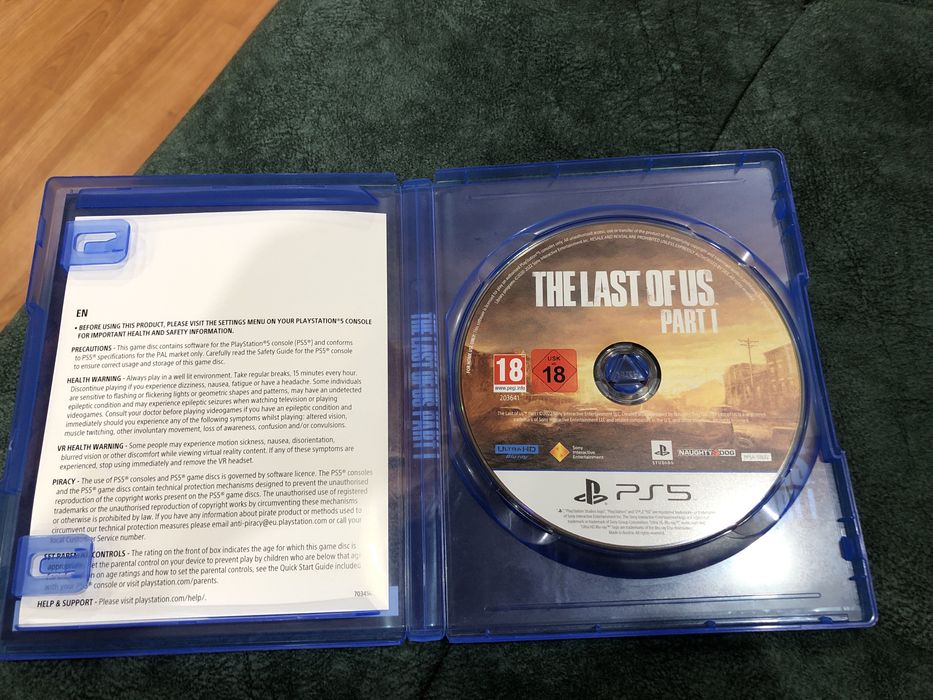 Продаю THE LAST OF US диск пс5
