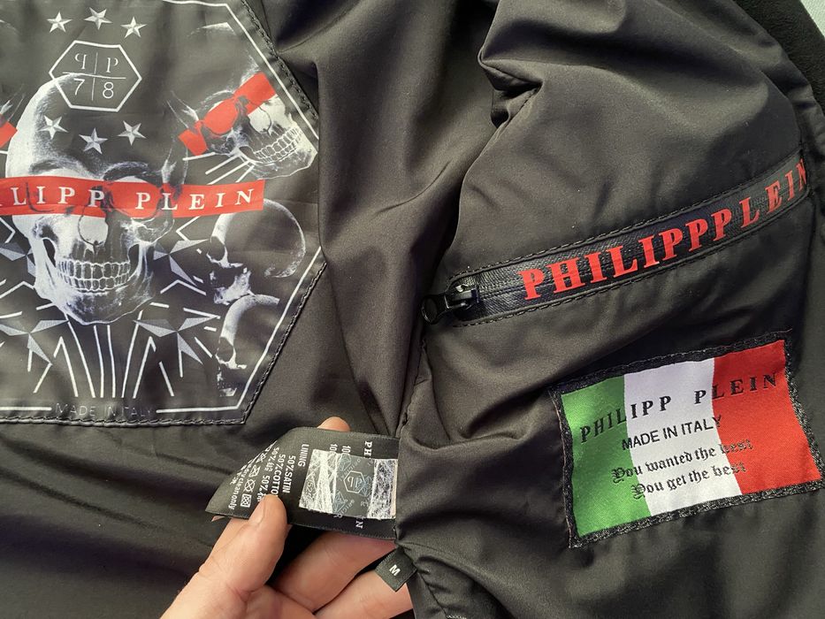Jacheta Rara Piele Philipp Plein No Mercy on Mercer 40
