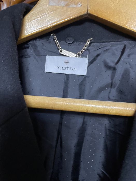 Пальто черное классическое