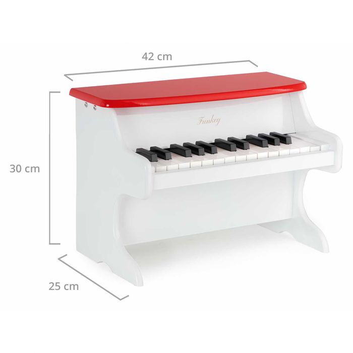 FunKey MP-25 Mini Pian Alb pentru copii