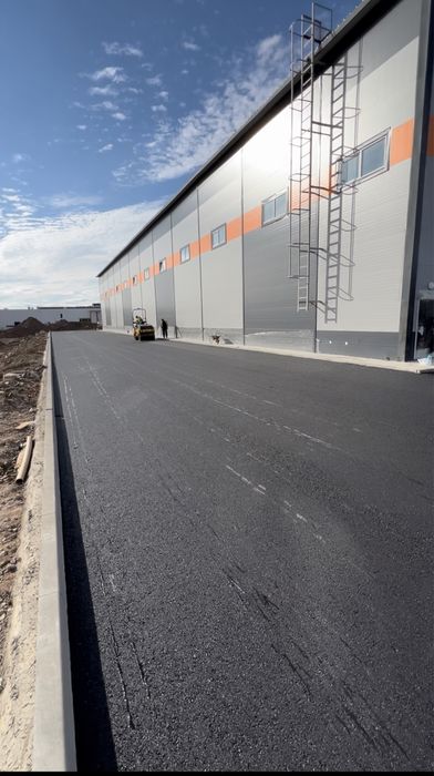 Укладка асфальта, асфальтирование, асфальт