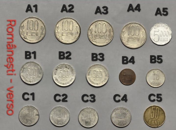 Monede vechi comemorative , internationale si romanesti