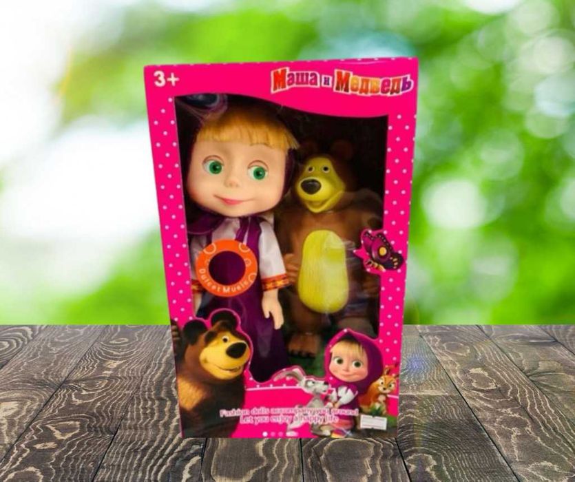 Детска кукла Маша и мечока