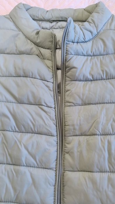 Дамско яке мента, яке байкър H&M кафяво, Черно зелено  M-L