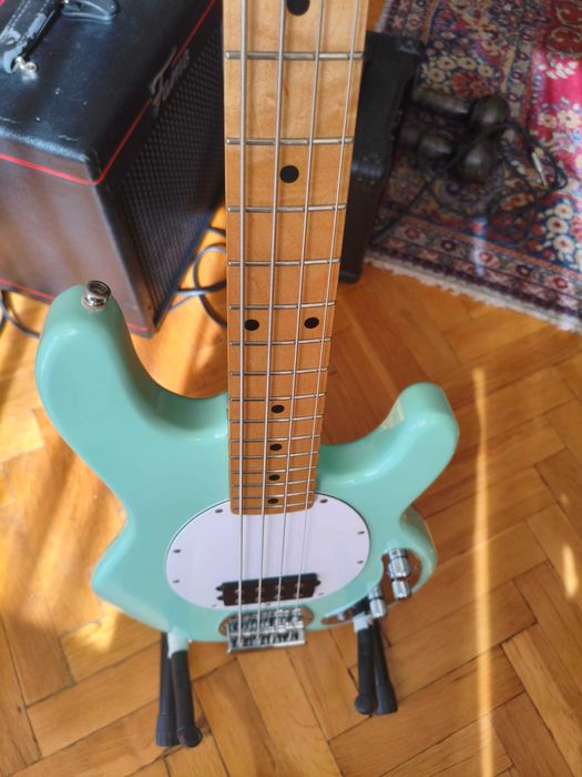 Sterling stingray ray 4 бас китара, sub, mint green