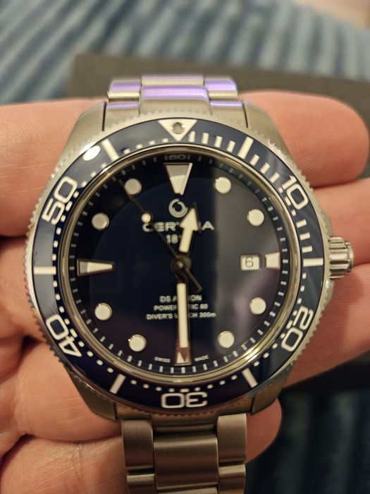 Certina ds action diver 43 mm powermatic 80 Blue