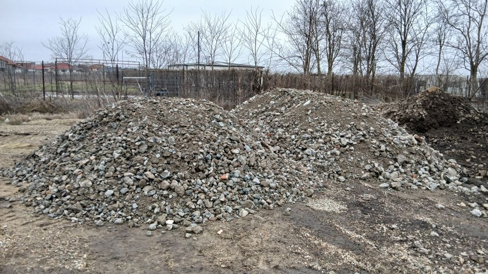 Beton  concasat pentru drum