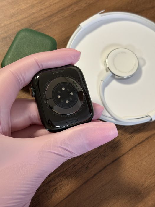 Apple Watch Seria 7 Aluminium&Ceramic / 45 mm / GPS / Green / Nou