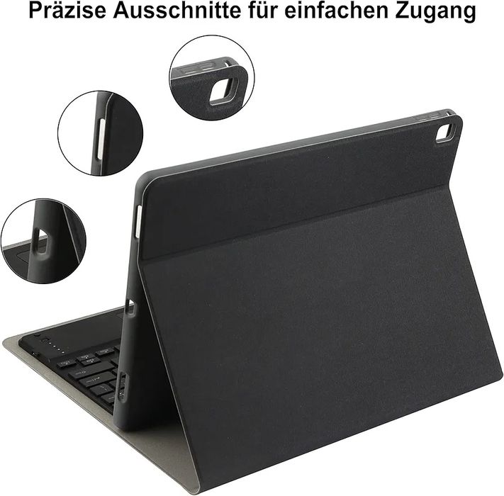 Калъф с Bluetooth Клавиатура и Тъчпад за iPad Pro 12.9 2015/ 2017, RGB