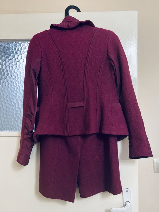 Вълнен лилав костюм Роси