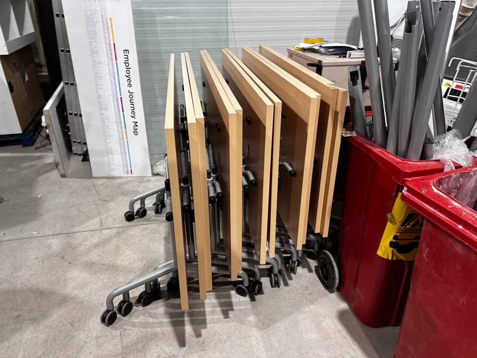 Сгъваема маса ORT на колела – 150×70×75 см