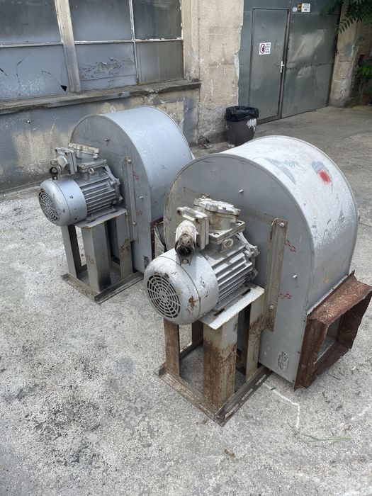 Центробежен вентилатор с взривозащитен ел.двигател/аспирация