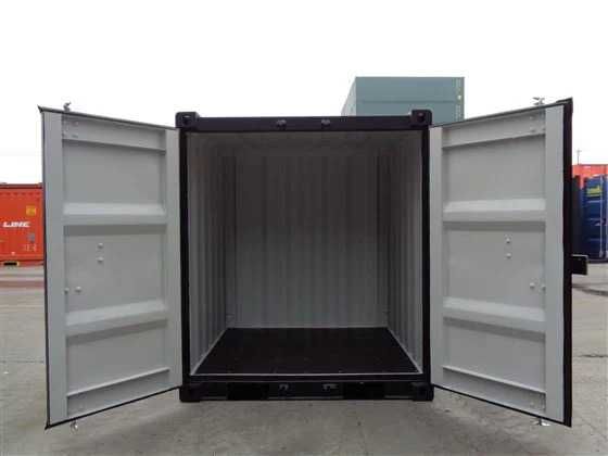 Container maritim gri HC nou, de 3 metri