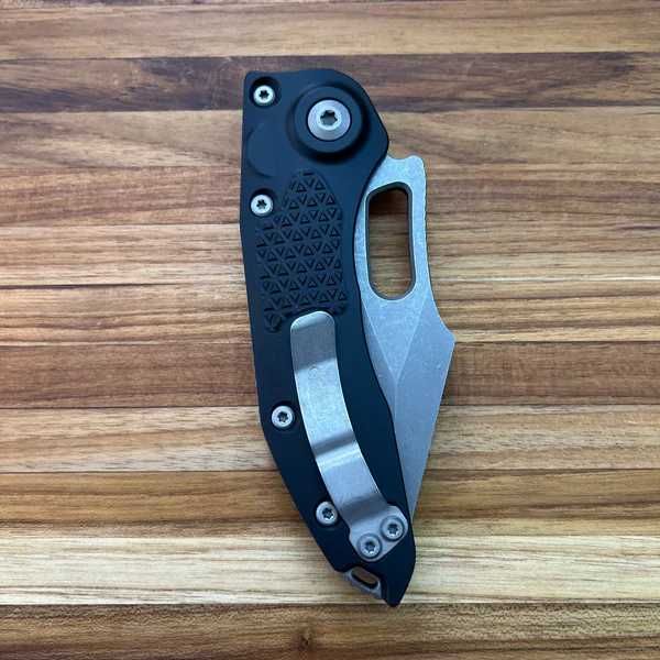 Microtech Stitch-A, Lama Stonewash M390, Automat