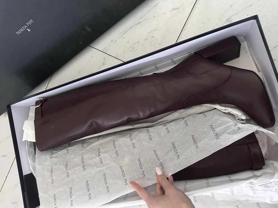 Patrizia pepe ботуш, нов, естествена кожа