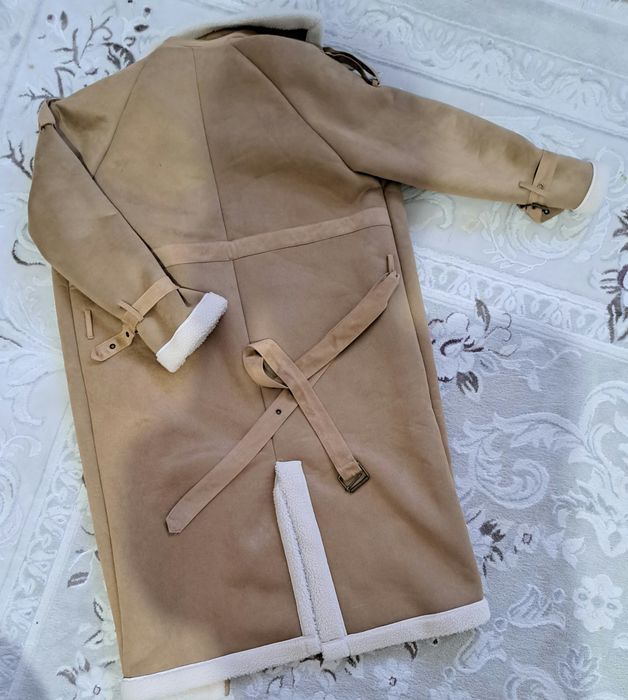 Дублёнка новая бежавая