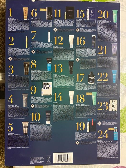 Адвент календарь для мужчин