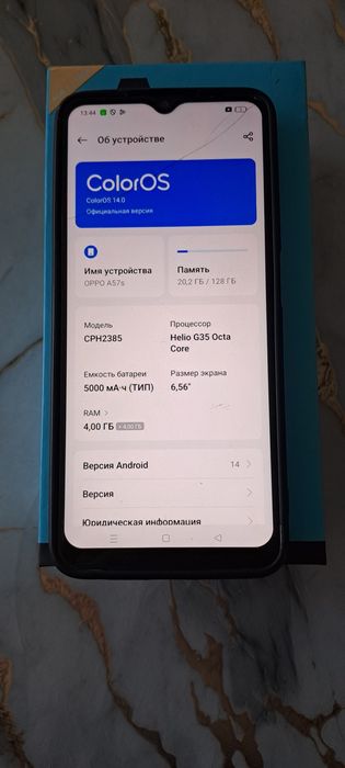 Продам телефон Oppo A57s