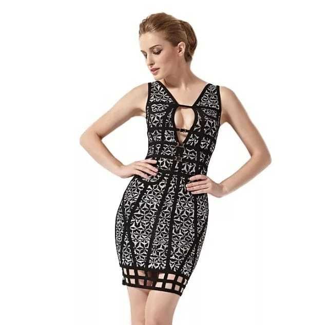 Rochie bandage, mini, elastica, potrivita pentru marime XS si S
