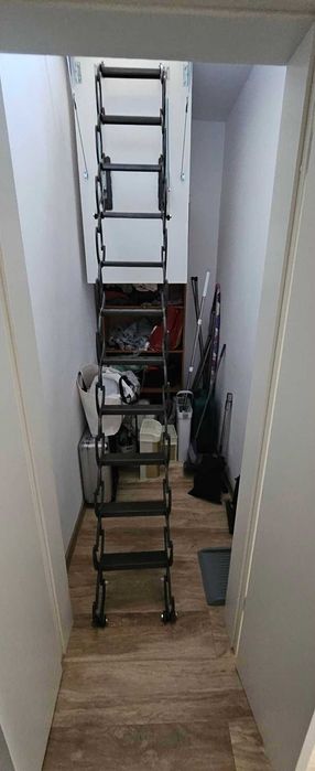 Scara pantograf retractabila Fakro, metal, 70 x 120 x 280 cm