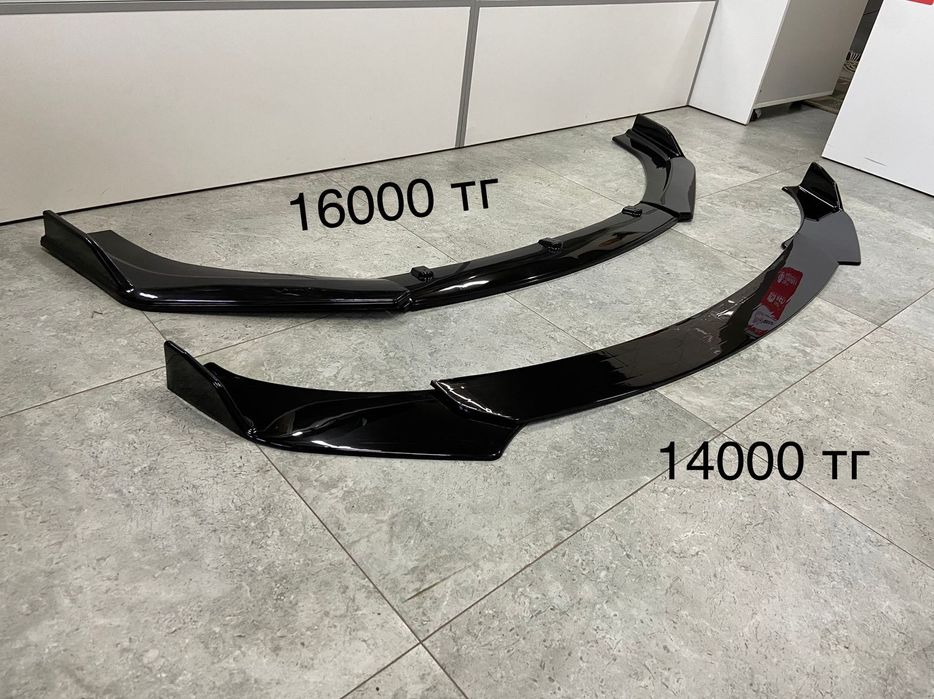 Сплиттеры на пороги и бампер