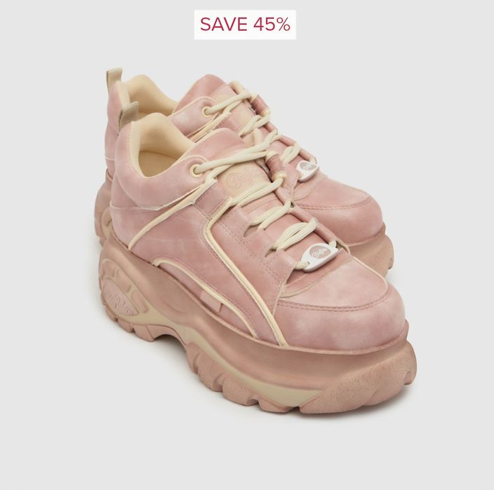 Buffalo London Classic Low in Pale Pink