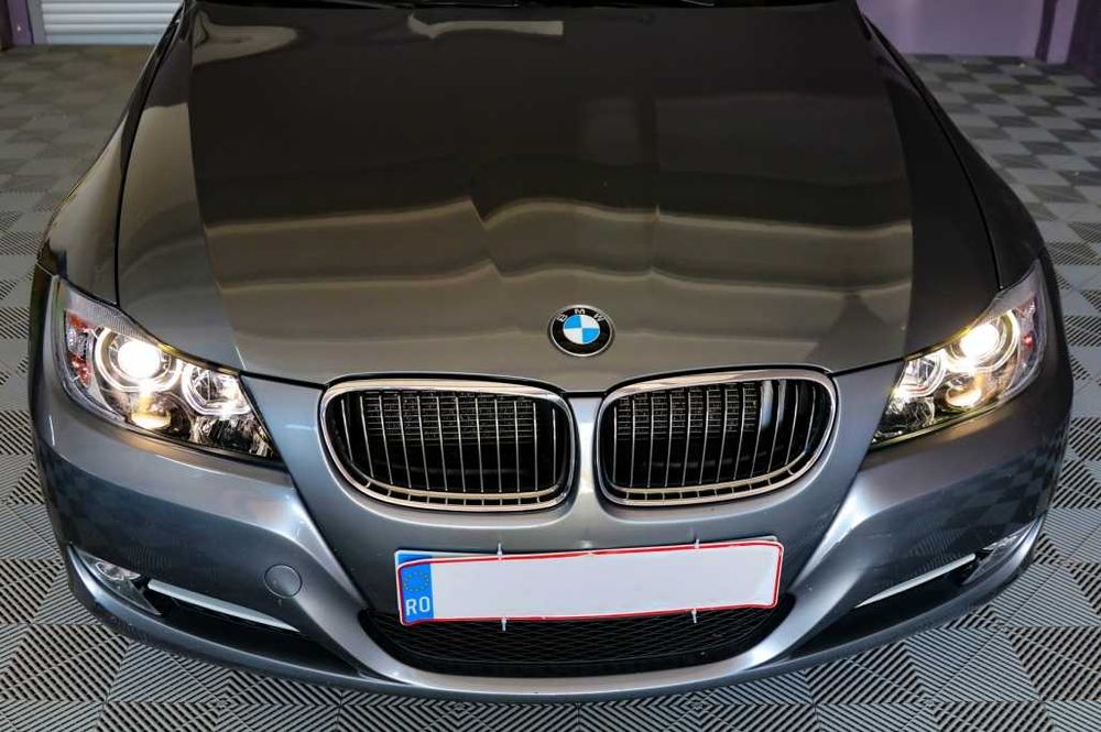 Faruri Angel Eyes BMW Seria 3 E90 E91 (2005-2011) Halogen H7