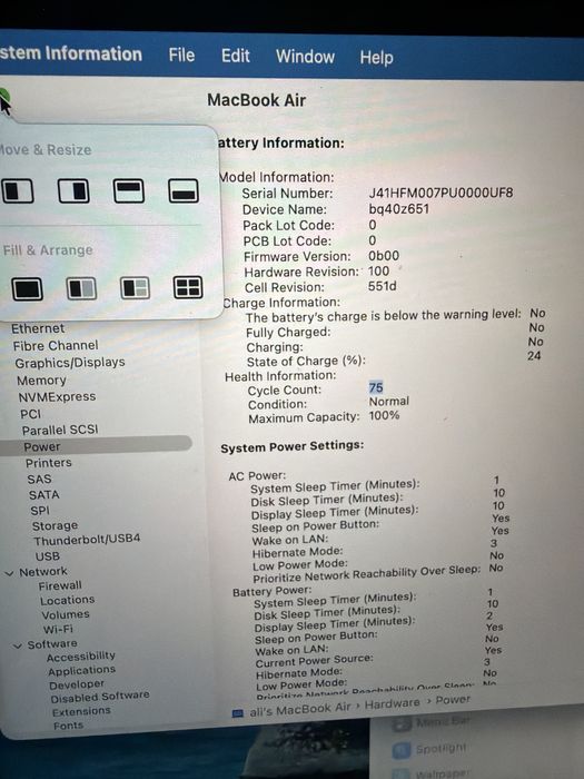 MacBook M4 Air 256/16