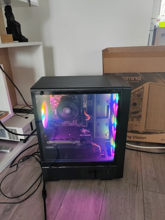 Pc gaming nou garantie amd ryzen 5 5500, nvidia rtx 3050, 16gb ram, ssd 512 gb