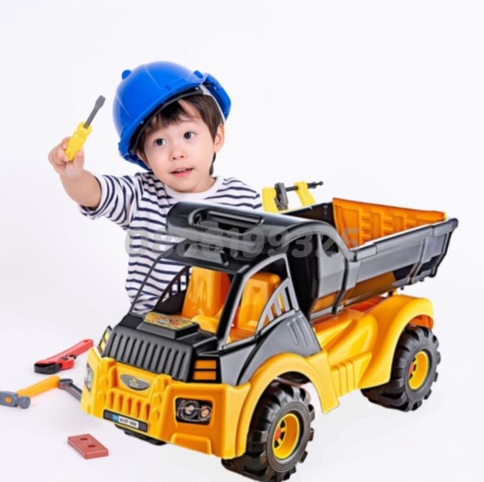 Голям Детски камион Самосвал Mega Mark Truck, 90 см