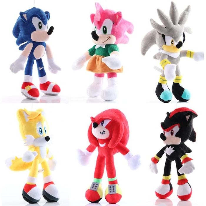 Set 6 jucarii de plus cu personajele din desenele