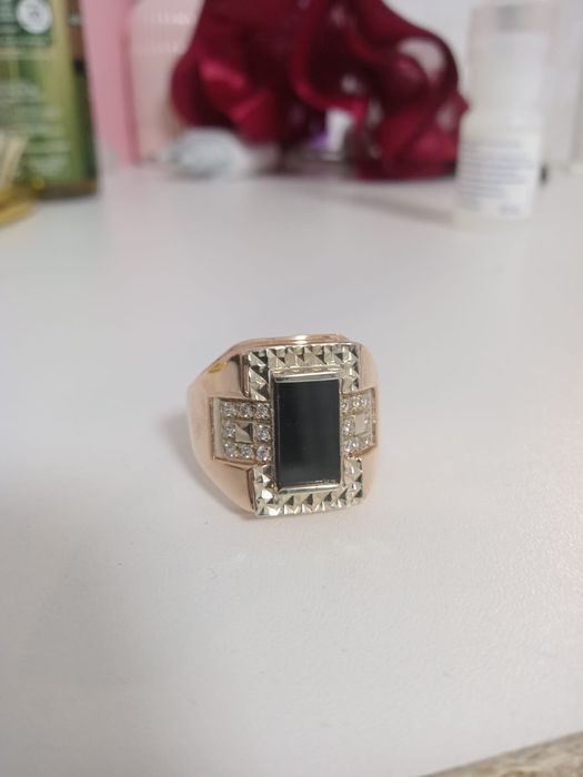 Кольцо мужское. Новое.  Грам 5.9