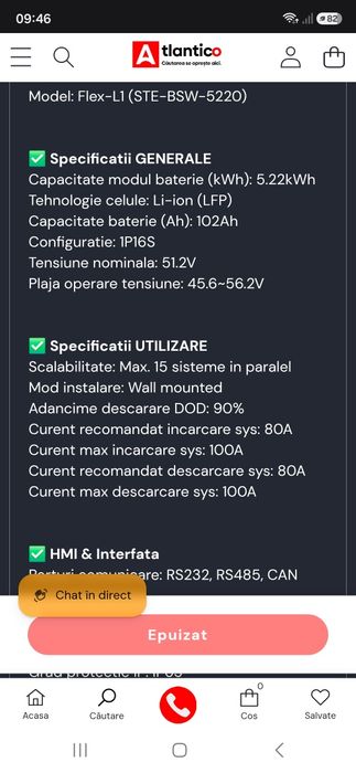 Acumulator stocare STELTEC