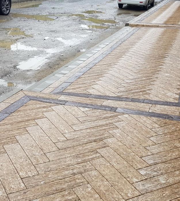 Тротуарная плитка Корабельная доска