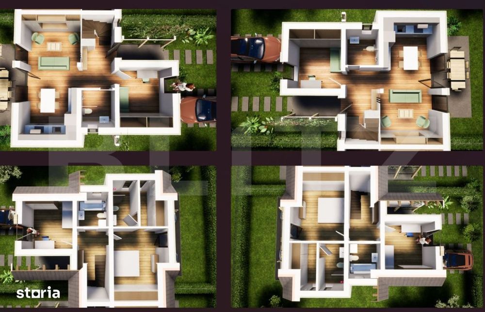 Casa tip duplex, 120 mp, intrare in Odoreu cartier rezidential
