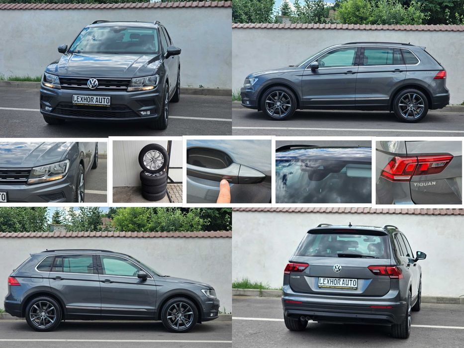 VW Tiguan HighLine 03.2019 2.0TDI 150cp DSG Keyless Distronic LINE Alkantara / TOP