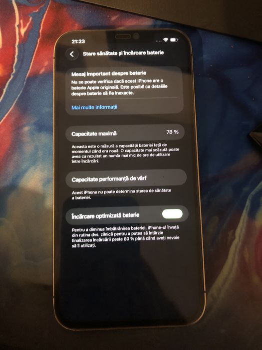 Iphone 12 pro max face id nefunctional 128gb