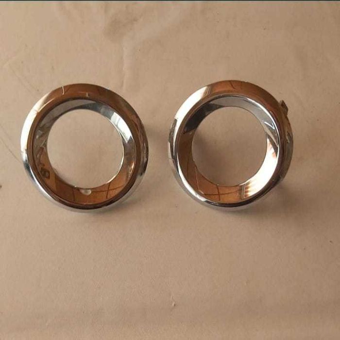 Рамка никель, для бампера  Land Cruiser Prado