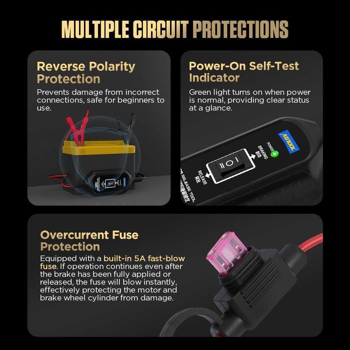 Уред за отваряне и прибиране на спирачни апарати (EPB), AUTOOL BT10