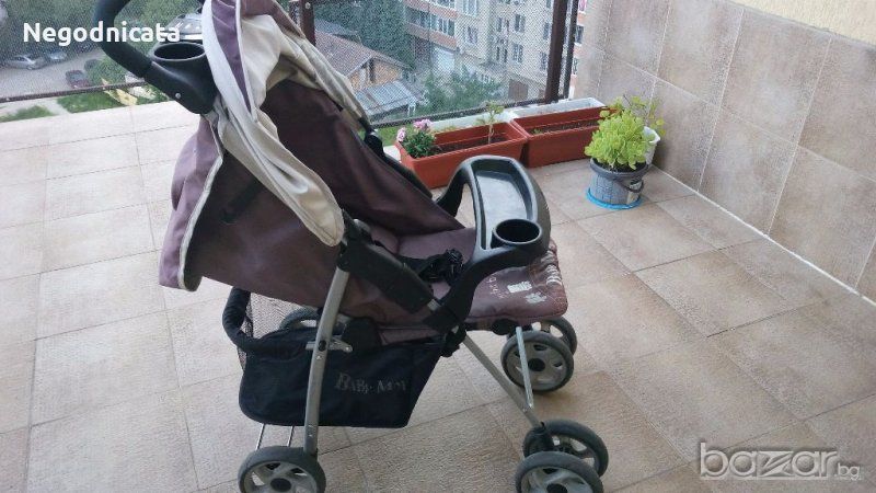 детска количка с детско столче