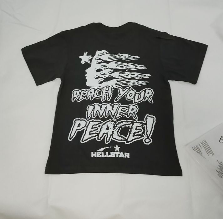 Tricou Negru Hellstar Studios modelul Inner Peace