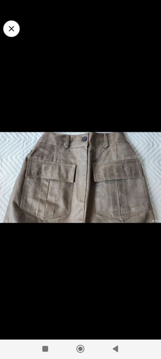 Юбка новая под кожу из Кореи