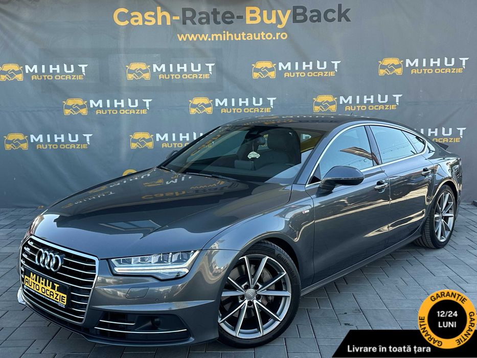 Audi A7 Sportback Quattro S-Line 3.0 Diesel (218 CP) 2016 Euro 6 | Rate fixe | Garantie