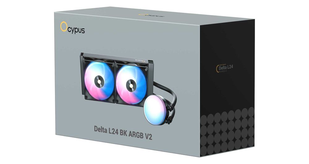 \ Система водяного охлаждения Ocypus Delta L24 BK ARGB V2