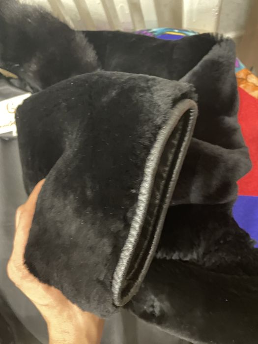 Мужская шуба мутон