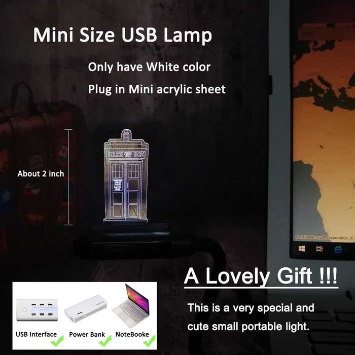 3D LED лампа Полицейска станция